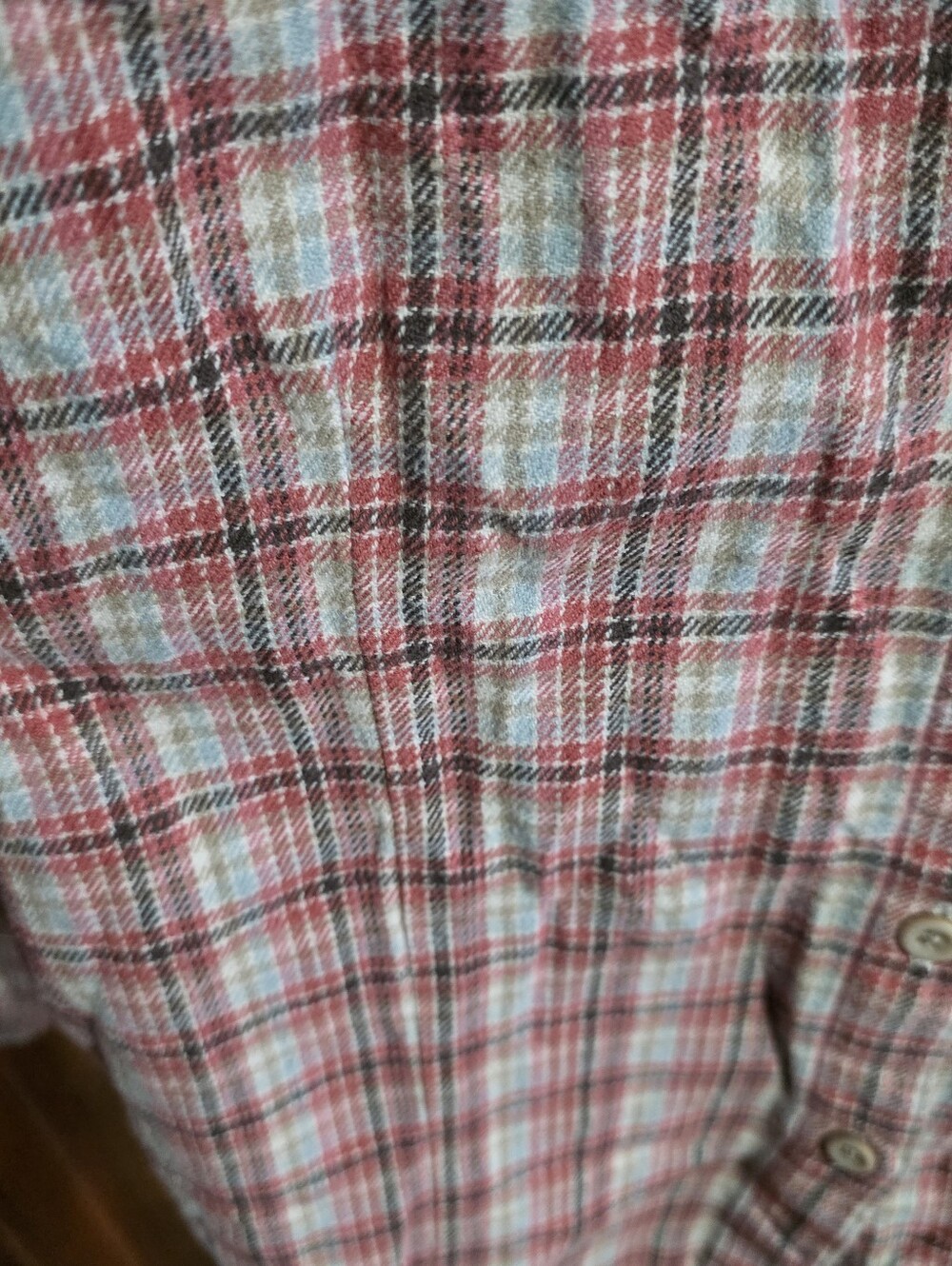 Woolrich Plaid Flannel Top Multicolor Size L - Picture 8 of 10